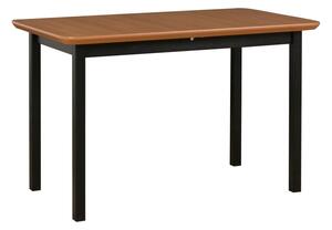 Jídelní stůl Miro Zvolte barvu nožek: Černá, Barva horní desky stolu (dýha): Olše Alder