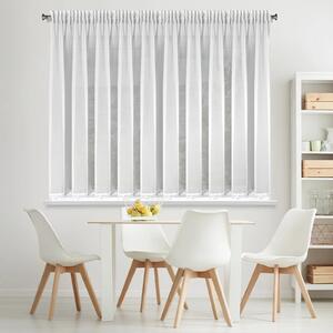 ZÁCLONA NA PÁSCE LILI 400X145 CM BÍLÁ