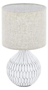 EGLO Moderní stolní keramická lampa BELLARIVA 3, 1xE27, 40W 99332