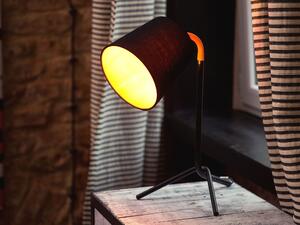 Černá stolní lampa na noční čtení MOOKI