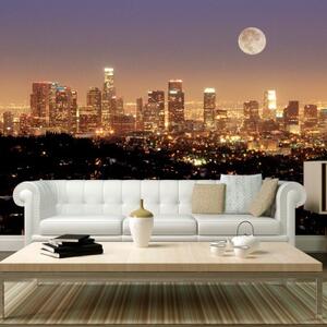 Fototapeta - The moon over the City of Angels