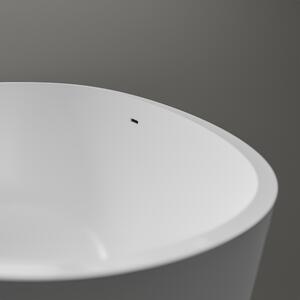 Freestanding bathtub VELA - Mineral cast - selectable dimensions and colours