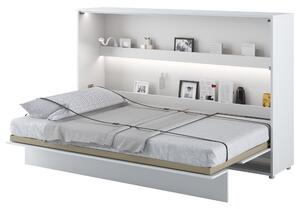 Jednolůžková sklápěcí postel BED CONCEPT 2 bílá, 120x200 cm