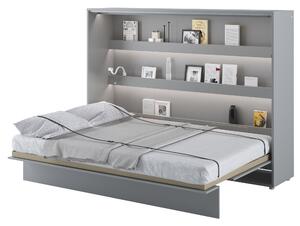 Sklápěcí postel BED CONCEPT 2 šedá, 140x200 cm