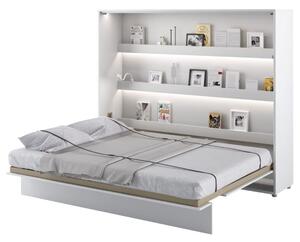 Sklápěcí postel BED CONCEPT 2 bílá/vysoký lesk, 160x200 cm