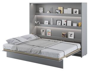 Sklápěcí postel BED CONCEPT 2 šedá, 160x200 cm