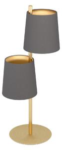 EGLO Moderní stolní lampa ALMEIDA 2, 2xE14, 40W, mosazná, cappuccino 99611