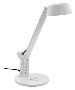 EGLO Stolní LED lampa s možností nabíjení telefonů BANDERALO, 4,8W, teplá-studená bílá, bílá 99831