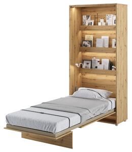 Sklápěcí postel BED CONCEPT 3 dub artisan, 90x200 cm