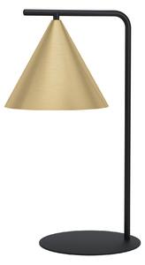 EGLO Industriální stolní lampa NARICES, 1xE27, 40W, černá, mosazná 99593