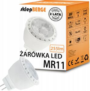 LED žárovka - MR11 - 3W - 12V - 255Lm - neutrální bílá BERGE