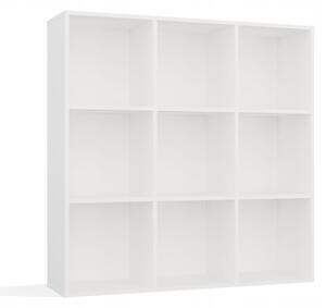 Regál TopEshop 110,5 cm x 110,5 cm x 30 cm bílý