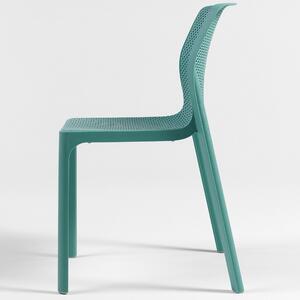 Nardi Tyrkysově modrá plastová zahradní židle Bit