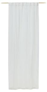 Bílý lněný závěs Kave Home Malavella 140 x 270 cm