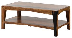 ANCONA Konferenční stolek Palisandr 115x60x45 tmavě hnědý lakovaný