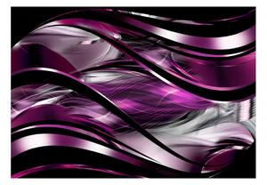 Tapeta fialová abstrakce + lepidlo ZDARMA Velikost (šířka x výška): 250x175 cm