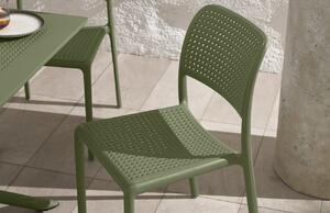 Nardi Zelená plastová zahradní židle Bora