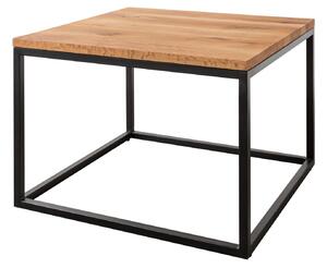 LOUNGE Konferenční stolek divoký dub, 60x60x43, přírodní olejovaný