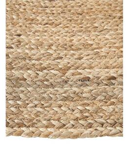 Ručně vyrobený kulatý jutový koberec Sharmila