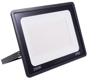 Černý LED reflektor LEVE 200W studená bílá