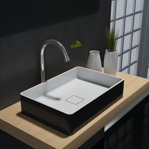 Countertop washbasin AQUA of solid surface (Solid Stone ) – PB2011B - 48 x 32 x 10,5 cm - in different colours