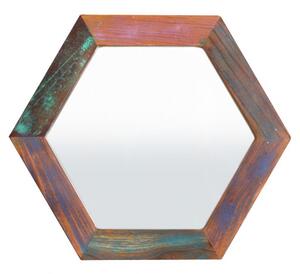 Sob nabytek | Malé zrcadlo Jupiter staré dřevo F0S13989-98