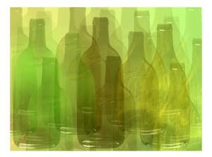 Fototapeta - Green bottles