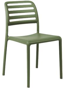 Nardi Zelená plastová zahradní židle Costa