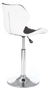 HALMAR MATRIX 2 barová židle bílá / černá