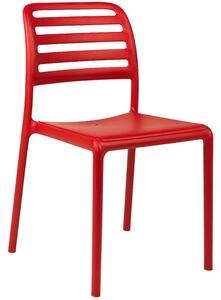 Nardi Červená plastová zahradní židle Costa