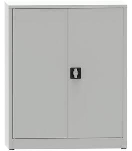 Dílenská policová skříň na nářadí KOVONA JUMBO, 2 police, svařovaná, 1150 x 950 x 600 mm, šedá