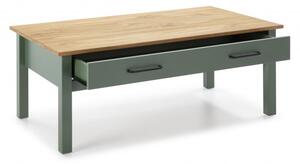 Konferenční stolek Marckeric Miranda zelená/natural