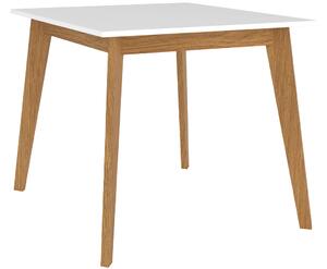 Arbyd Bílý dřevěný jídelní stůl Thia 85 x 85 cm