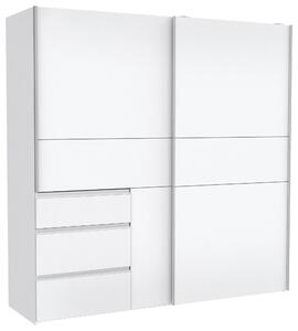 SKŘÍŇ S POSOUVACÍMI DVEŘMI, bílá, 170/200/61 cm Carryhome - Šatní skříně, Online Only
