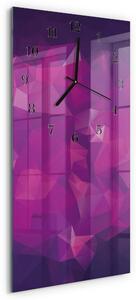 Skleněné hodiny vertikální Vzor zsppc-30x60-00174285