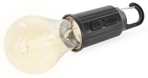LED žárovka s USB P4719 černá