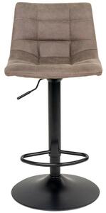 Nordic Living Světle hnědá látková barová židle Nellie 63-83 cm