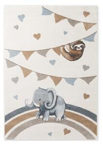 Krémový dětský koberec 160x230 cm Walk like an Elephant Rainbow Party – Villeroy&Boch