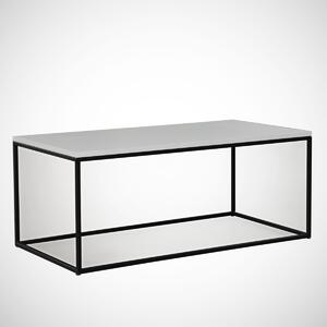 Kalune Design Konferenční stolek Cosco bílo-černý