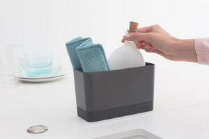 ORGANIZÉR NA MYCÍ PROSTŘEDKY tmavě šedá Brabantia - Organizéry & pořadače