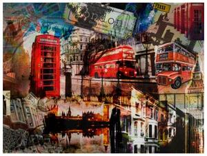 Fototapeta - London collage