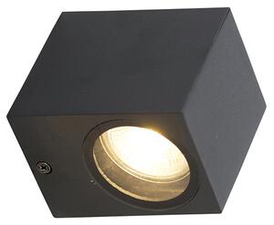 Sada 3 chytrých nástěnných svítidel černá IP44 vč. Zigbee GU10 - Baleno