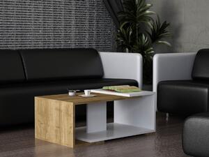 Kalune Design Konferenční stolek Modern bílý/ořech