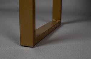 Zlatý mangový toaletní stolek DUTCHBONE VOLAN 140 x 50 cm