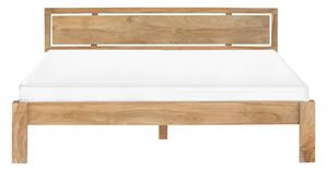 Masivní postel světlé dřevo Akácie 180x200 Ariana