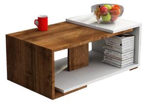 Kalune Design Konferenční stolek Modern bílý/ořech