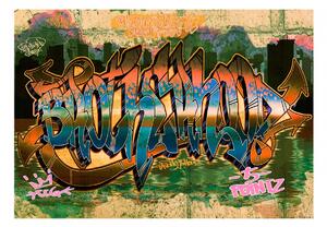 Tapeta graffiti bratrství + lepidlo ZDARMA Velikost (šířka x výška): 300x210 cm