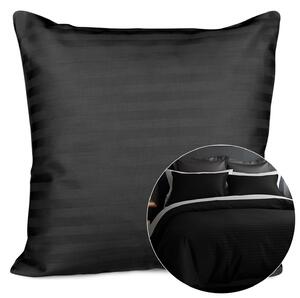 SATÉNOVÝ POVLAK NA POLŠTÁŘ CIZGILI BLACK 40X40 CM EXCLUSIVE ČERNÁ