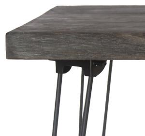Přístavný stolek NABRO pavlovnie/šedá