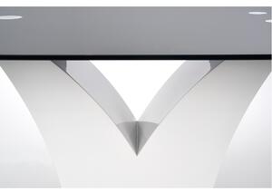 Jídelní stůl VISPIR černá/bílá